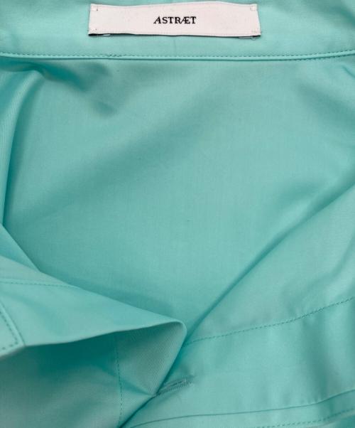 ASTRAET（アストラット）ASTRAET (アストラット) C/P バックフレア レギュラーカラーシャツ グリーン サイズ:FREE 未使用品の古着・服飾アイテム