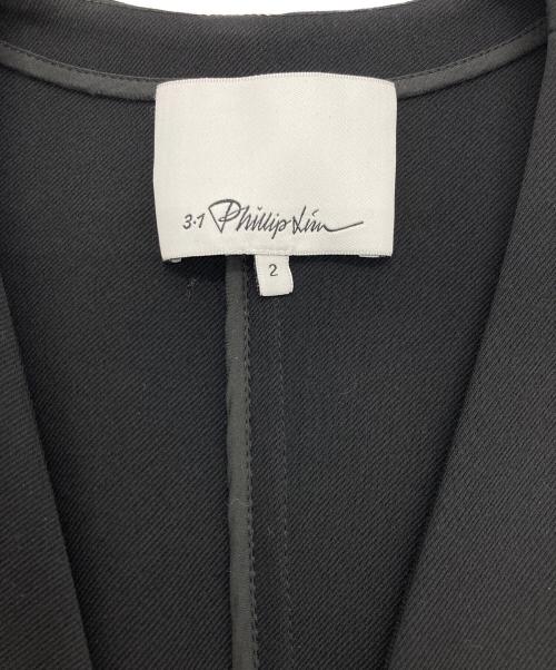 3.1 phillip lim（スリーワンフィリップリム）3.1 phillip lim (スリーワンフィリップリム) ロングジレ ブラック サイズ:2の古着・服飾アイテム