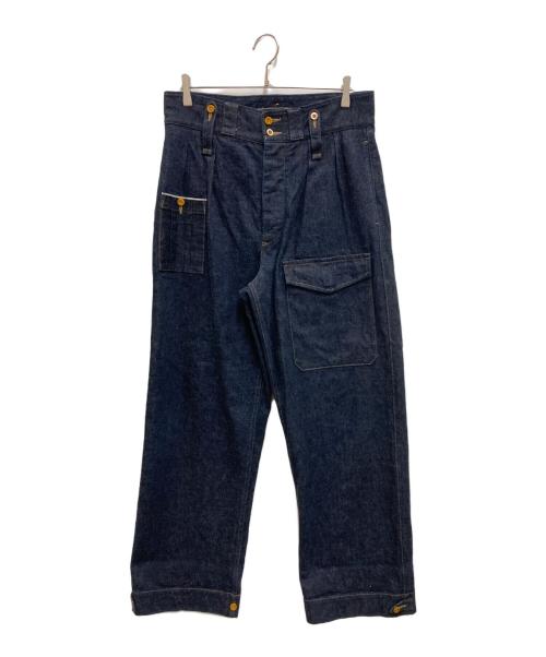 NIGEL CABOURN（ナイジェルケーボン）NIGEL CABOURN (ナイジェルケーボン) BRITISH ARMY PANT LOOSE DENIM インディゴ サイズ:86cm (W34)の古着・服飾アイテム
