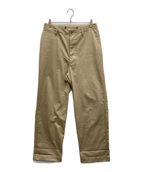 NIGEL CABOURN（ナイジェルケーボン）NIGEL CABOURN (ナイジェルケーボン) NEW BASIC CHINO PANT ベージュ サイズ:81cm (W32)の古着・服飾アイテム
