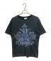 Vivienne Westwood man（ヴィヴィアン ウェストウッド マン）の古着「オーブプリントTシャツ」｜ブラック