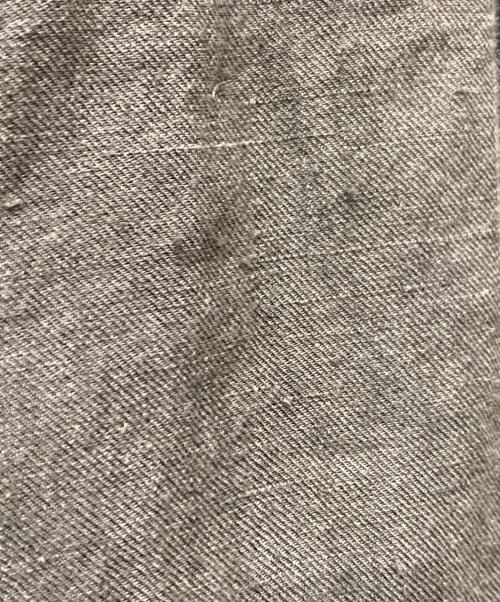 AURALEE（オーラリー）AURALEE (オーラリー) LINEN GABARDINE BAND COLLAR SHIRT ブラック サイズ:3の古着・服飾アイテム