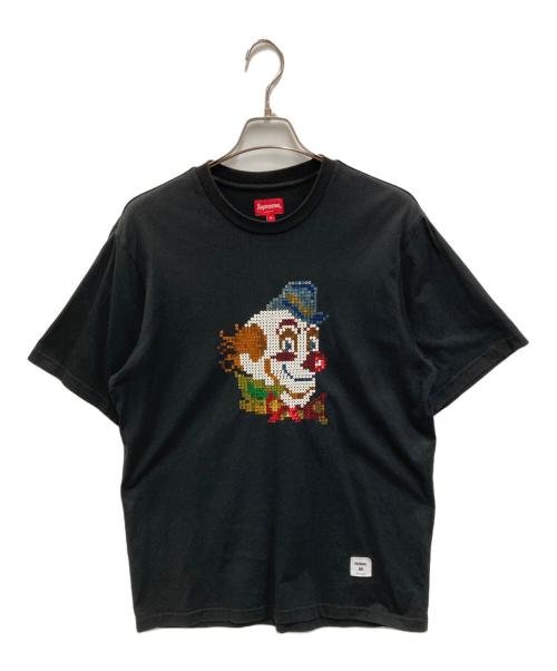 SUPREME（シュプリーム）Supreme (シュプリーム) Clown Sequin S/S Top ブラック サイズ:Mの古着・服飾アイテム