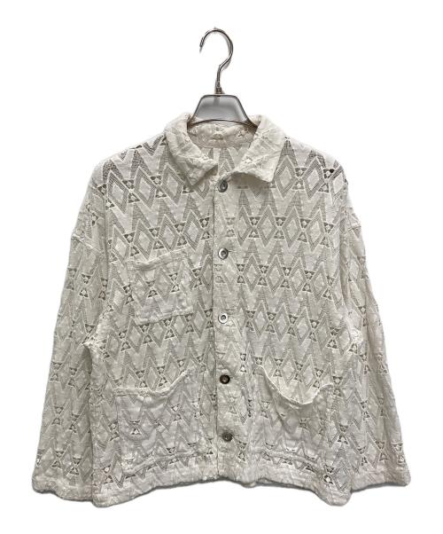 FRAMeWORK（フレームワーク）FRAMeWORK (フレームワーク) コットンレースカバーオール ホワイト サイズ:FREEの古着・服飾アイテム