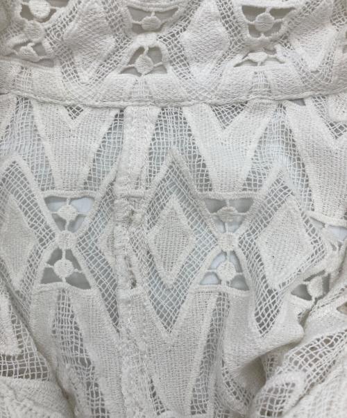 FRAMeWORK（フレームワーク）FRAMeWORK (フレームワーク) コットンレースカバーオール ホワイト サイズ:FREEの古着・服飾アイテム