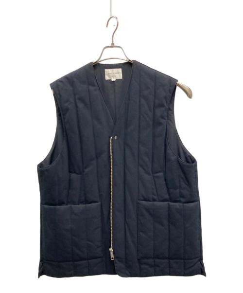 STILL BY HAND（スティルバイハンド）STILL BY HAND (スティルバイハンド) コットンギャバジンシンサレートベスト ネイビー サイズ:48の古着・服飾アイテム