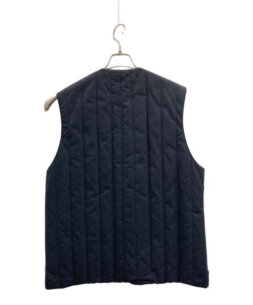STILL BY HAND（スティルバイハンド）STILL BY HAND (スティルバイハンド) コットンギャバジンシンサレートベスト ネイビー サイズ:48の古着・服飾アイテム