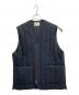 STILL BY HAND（スティルバイハンド）の古着「コットンギャバジンシンサレートベスト」｜ネイビー