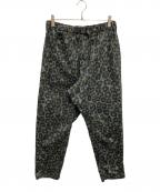 AiEエーアイイー）の古着「EZ Pants-Cotton Twill Leopard Printed A-BLUE」｜グリーン