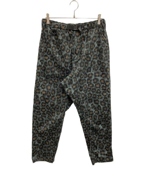 AiE（エーアイイー）AiE (エーアイイー) EZ Pants-Cotton Twill Leopard Printed A-BLUE グリーン サイズ:Sの古着・服飾アイテム