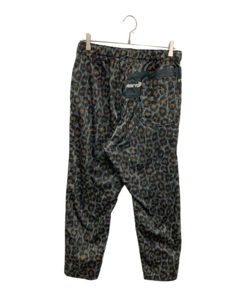 AiE（エーアイイー）AiE (エーアイイー) EZ Pants-Cotton Twill Leopard Printed A-BLUE グリーン サイズ:Sの古着・服飾アイテム