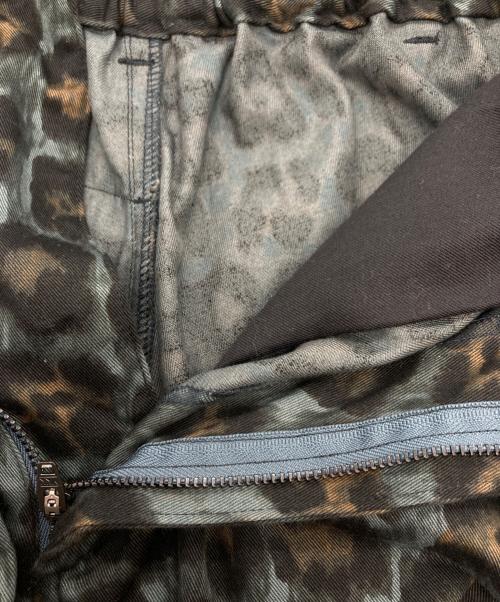 AiE（エーアイイー）AiE (エーアイイー) EZ Pants-Cotton Twill Leopard Printed A-BLUE グリーン サイズ:Sの古着・服飾アイテム