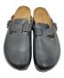 中古・古着 BIRKENSTOCK (ビルケンシュトック) BOSTONスムースレザーサンダル ブラック サイズ:26.5cm：11000円