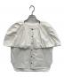RIKO（リコ）の古着「Cloud cape blouse」｜ホワイト