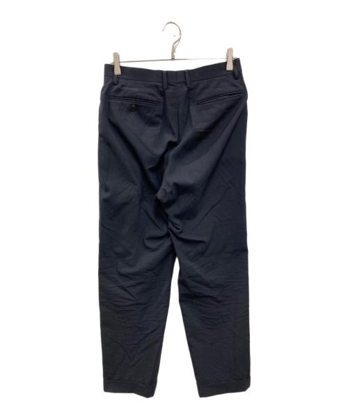 COMOLI（コモリ）COMOLI (コモリ) ウール 2タックパンツ ネイビー サイズ:1の古着・服飾アイテム
