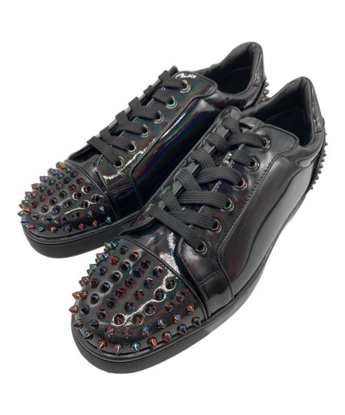 Christian Louboutin（クリスチャン・ルブタン）Christian Louboutin (クリスチャン・ルブタン) スタッズスニーカー ブラック サイズ:45の古着・服飾アイテム