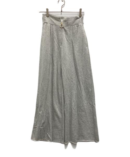 LAGUNA MOON（ラグナムーン）LAGUNA MOON (ラグナムーン) スウェットワイドフレアパンツ グレー サイズ:Sの古着・服飾アイテム