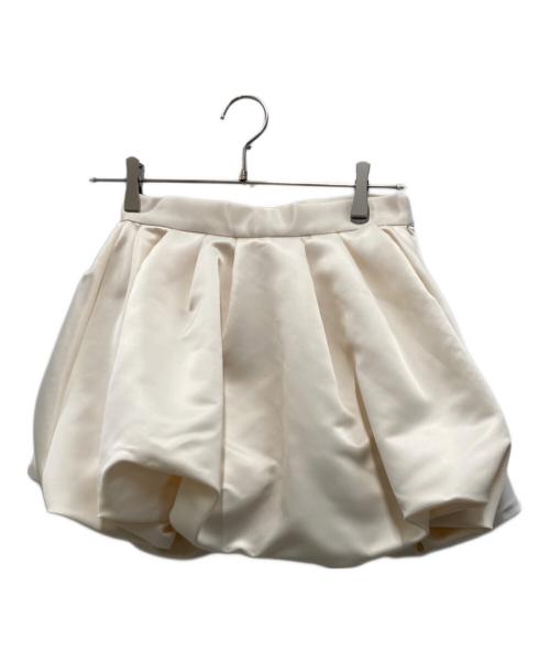 THE TOE（ザ・トゥー）THE TOE (ザ・トゥー) Venice Balloon Skirt ホワイト サイズ:Sの古着・服飾アイテム