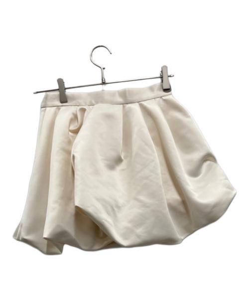THE TOE（ザ・トゥー）THE TOE (ザ・トゥー) Venice Balloon Skirt ホワイト サイズ:Sの古着・服飾アイテム