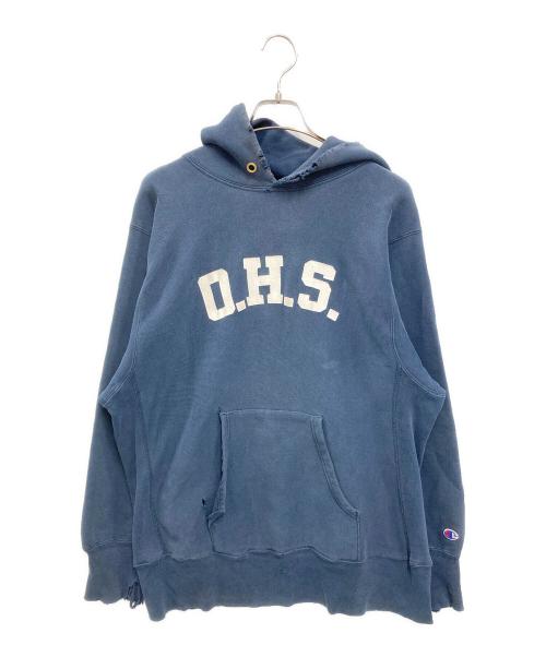 Champion REVERSE WEAVE（チャンピオン リバース ウィーブ）Champion REVERSE WEAVE (チャンピオン リバース ウィーブ) ［古着］プルオーバーパーカー ネイビー サイズ:Lの古着・服飾アイテム