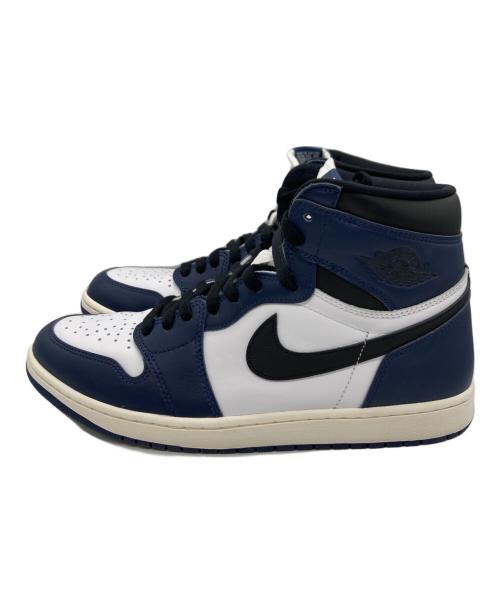 NIKE（ナイキ）NIKE (ナイキ) AIR JORDAN 1 RETRO HIGH OG ネイビー サイズ:30cmの古着・服飾アイテム