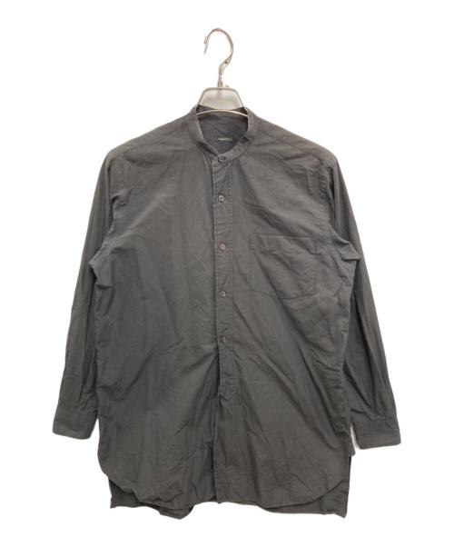 COMOLI（コモリ）COMOLI (コモリ) バンドカラーシャツ ブラック サイズ:1の古着・服飾アイテム