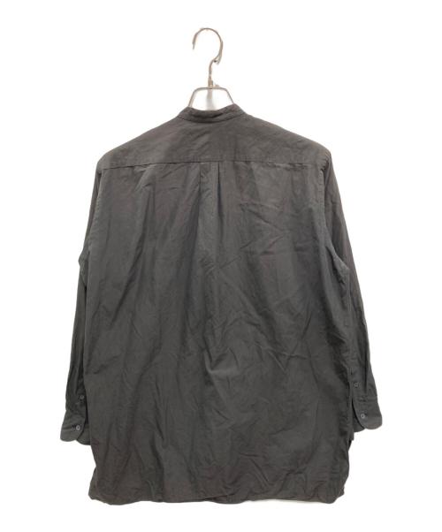 COMOLI（コモリ）COMOLI (コモリ) バンドカラーシャツ ブラック サイズ:1の古着・服飾アイテム