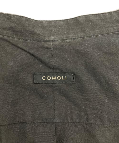 COMOLI（コモリ）COMOLI (コモリ) バンドカラーシャツ ブラック サイズ:1の古着・服飾アイテム
