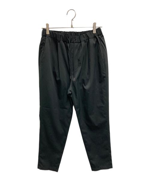 macqlo（マックロ）Macqlo (マックロ) ultimex one tuck tapered easy pants ブラック サイズ:S 未使用品の古着・服飾アイテム