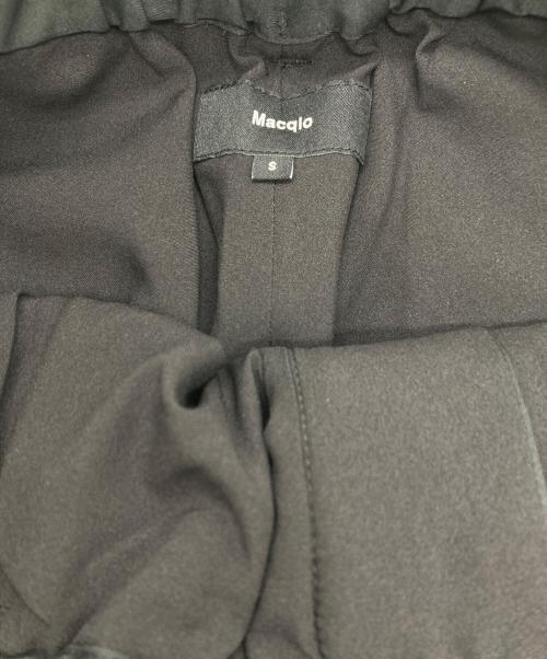 macqlo（マックロ）Macqlo (マックロ) ultimex one tuck tapered easy pants ブラック サイズ:S 未使用品の古着・服飾アイテム