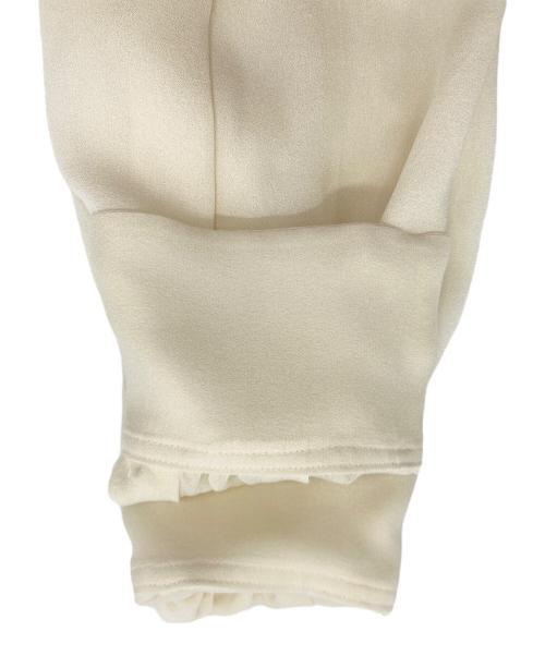 DRAWER（ドゥロワー）Drawer (ドゥロワー) シルク ジョーゼットリボン ブラウス ホワイト サイズ:36の古着・服飾アイテム