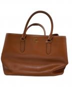 LAUREN RALPH LAURENローレンラルフローレン）の古着「Marcyサッチェル トートバッグ」｜ブラウン