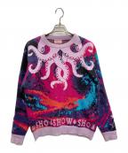 にじさんじニジサンジ）の古着「KDセーター」｜パープル×ネイビー