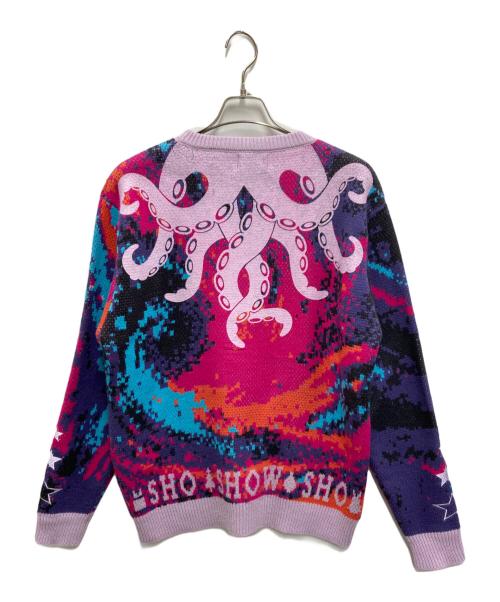 にじさんじ（ニジサンジ）にじさんじ (ニジサンジ) KDセーター パープル×ネイビー サイズ:記載なしの古着・服飾アイテム