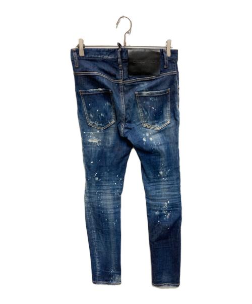 DSQUARED2（ディースクエアード）DSQUARED2 (ディースクエアード) Super Twinky Jean インディゴ サイズ:42の古着・服飾アイテム