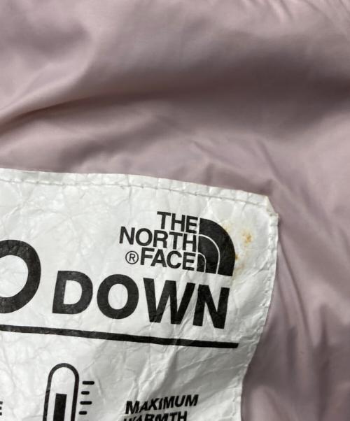 THE NORTH FACE WHITE LABEL（ザノースフェイスホワイトレーベル）THE NORTH FACE WHITE LABEL (ザノースフェイスホワイトレーベル) W'S NOVELTY NUPTSE RDS DOWN JACKET ピンク サイズ:Mの古着・服飾アイテム