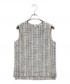 theory luxeセオリーリュクス）の古着「マルチツイードベスト」｜ホワイト