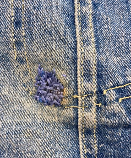 LEE（リー）LEE (リー) ［古着］襟コーデュロイデニムジャケット インディゴ サイズ:記載なしの古着・服飾アイテム