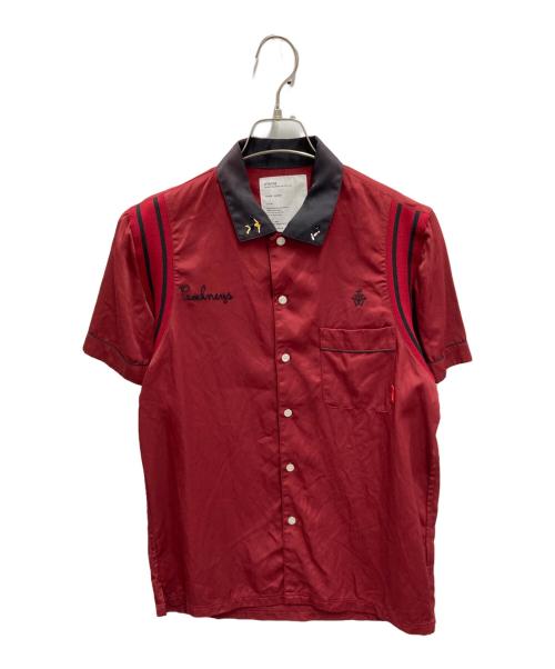 WTAPS（ダブルタップス）WTAPS (ダブルタップス) ボーリングシャツ レッド サイズ:記載なしの古着・服飾アイテム