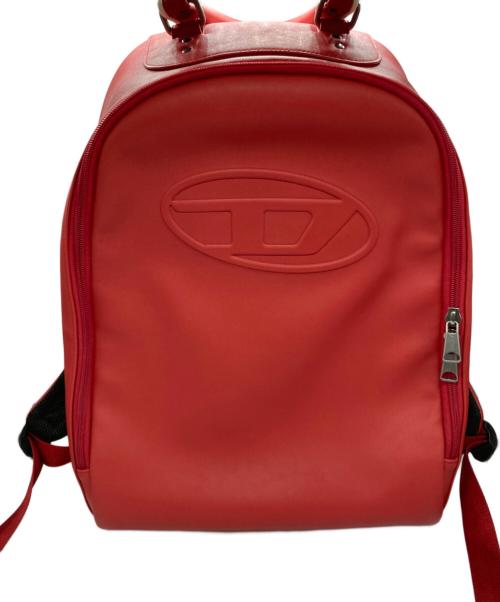 DIESEL（ディーゼル）DIESEL (ディーゼル) Dロゴ バックパック レッドの古着・服飾アイテム