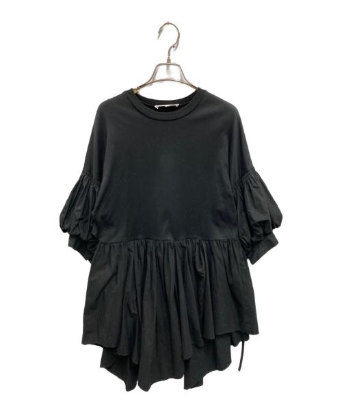 ENFOLD（エンフォルド）ENFOLD (エンフォルド) タイプライター レイヤーライクPULLOVER ブラック サイズ:38の古着・服飾アイテム