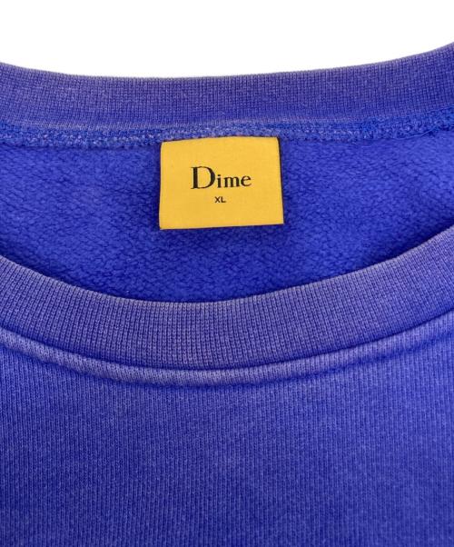 Dime（ダイム）Dime (ダイム) WEATHER CREWNECK パープル サイズ:XLの古着・服飾アイテム