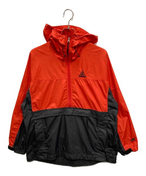 NIKE ACG（ナイキエーシージー）NIKE ACG (ナイキエージーシー) ［古着］アノラックパーカー ブラック×レッド サイズ:Lの古着・服飾アイテム