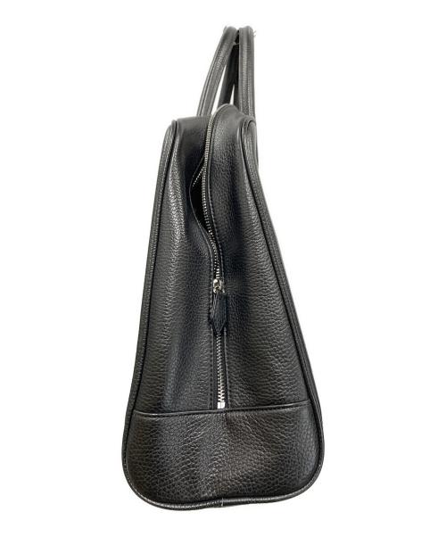 UNITED ARROWS（ユナイテッドアローズ）UNITED ARROWS (ユナイテッドアローズ) レザー スモール ボストン バッグ ブラックの古着・服飾アイテム