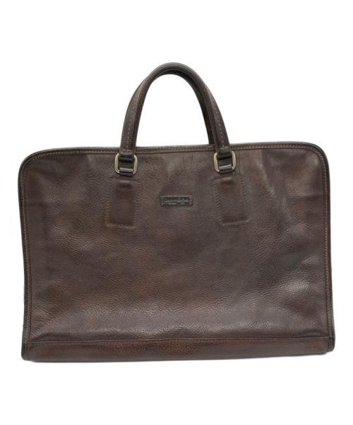 Daniel&Bob（ダニエル＆ボブ）Daniel&Bob (ダニエル＆ボブ) レザートートバッグ ブラウンの古着・服飾アイテム