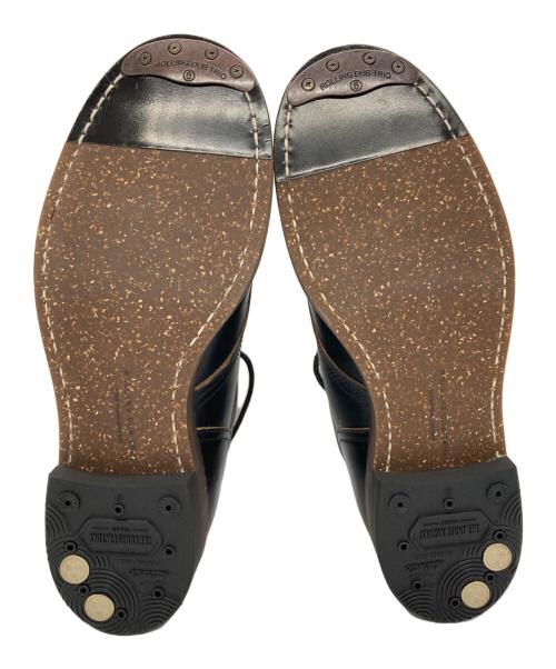 ROLLING DUB TRIO（ローリングダブトリオ）ROLLING DUB TRIO (ローリングダブトリオ) COUPEN ミッドカットワークブーツ ブラック サイズ:26.5cmの古着・服飾アイテム