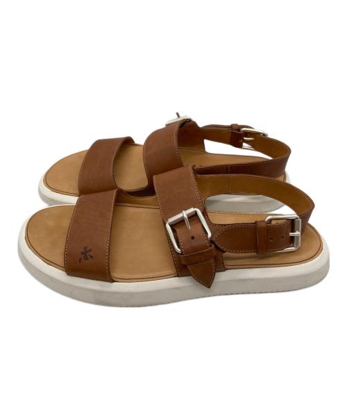 PREMIATA（プレミアータ）PREMIATA (プレミアータ) レザーストラップサンダル ブラウン サイズ:27cmの古着・服飾アイテム