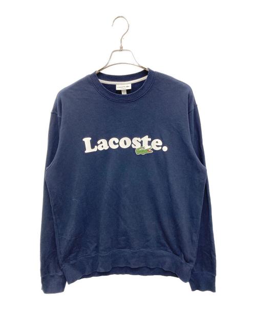 LACOSTE（ラコステ）LACOSTE (ラコステ) プリントスウェット ネイビー サイズ:Lの古着・服飾アイテム
