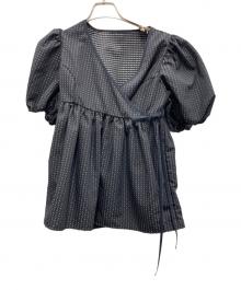 Youa by nt（ユーア）の古着「RIBBON WING Blouse」｜ブラック