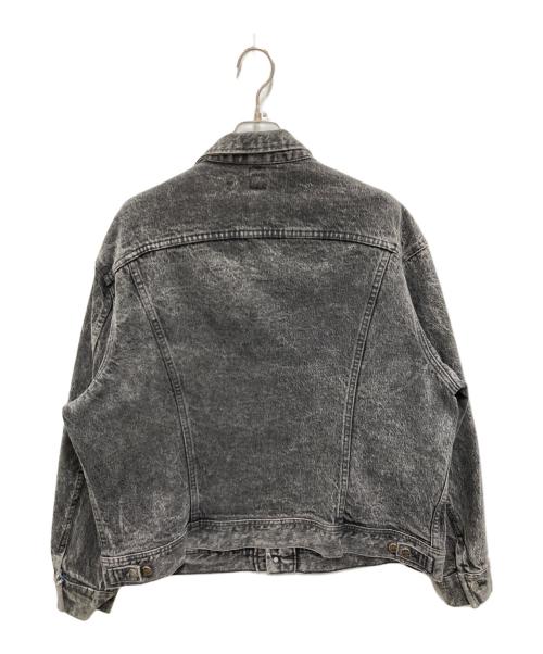 LEE（リー）LEE (リー) ［古着］220-J ケミカルウォッシュ デニムジャケット ブラック サイズ:XLの古着・服飾アイテム